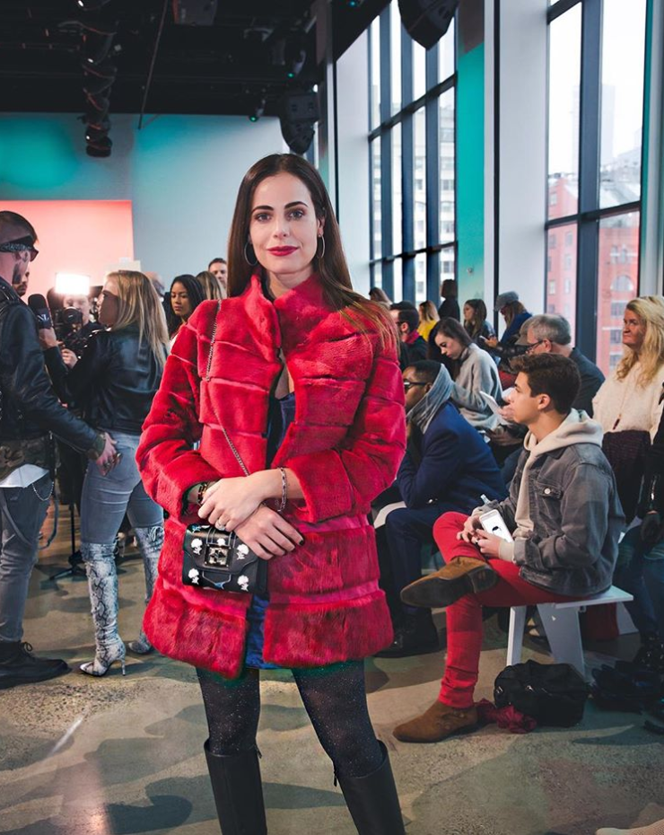 GABRIELA DIAZ CARRIES THE ‘AUGUSTIN’ TO NYFW – FEBRUARY 11TH 2018