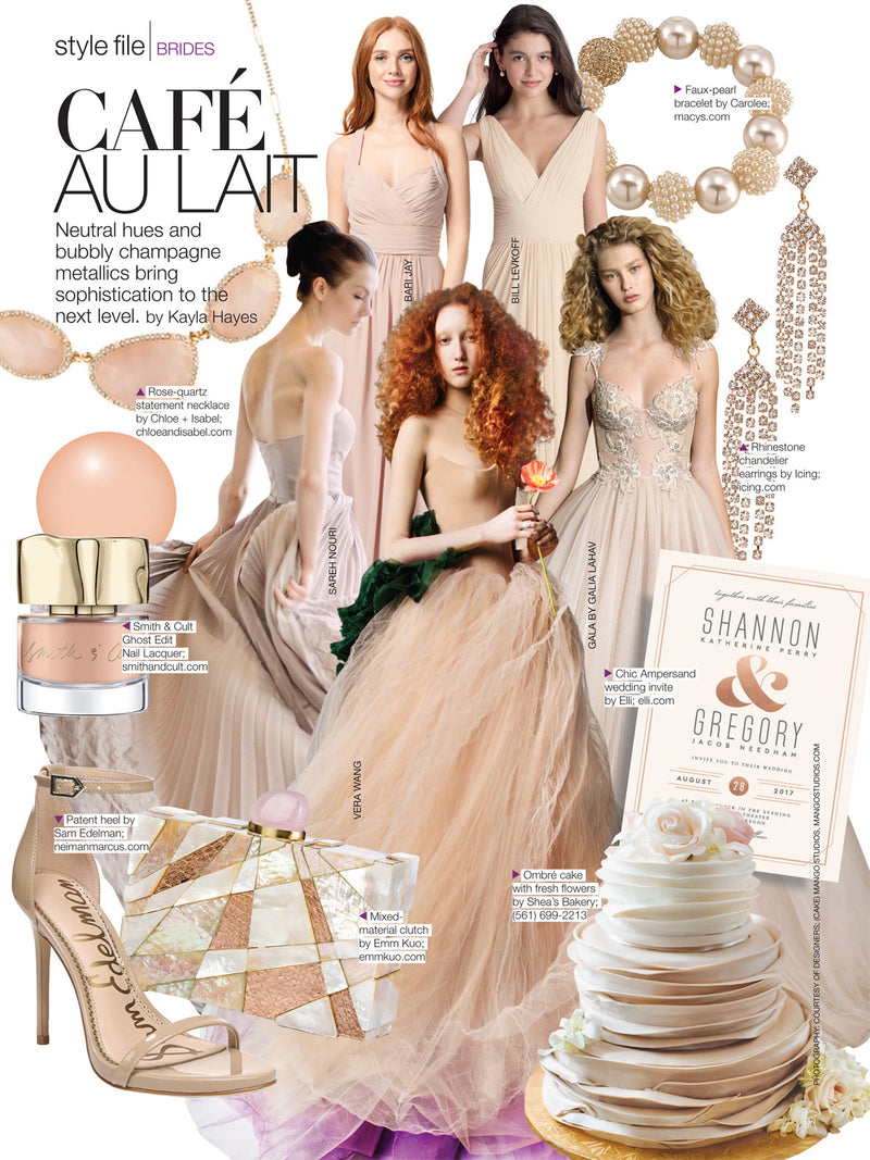 Bridal Guide Features the 'Guggenheim' in it's November/December Issue 2018
