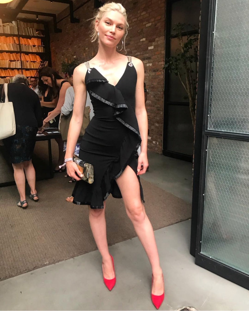 ALINE WEBER CARRIES THE ‘JOA’ TO THE AMFAR EVENT - JUNE 21ST, 2018