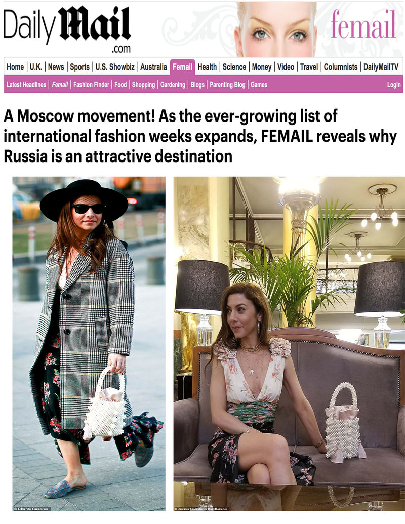 Daily Mail features 'The Ravelo' in New Article on Russia Fashion Week