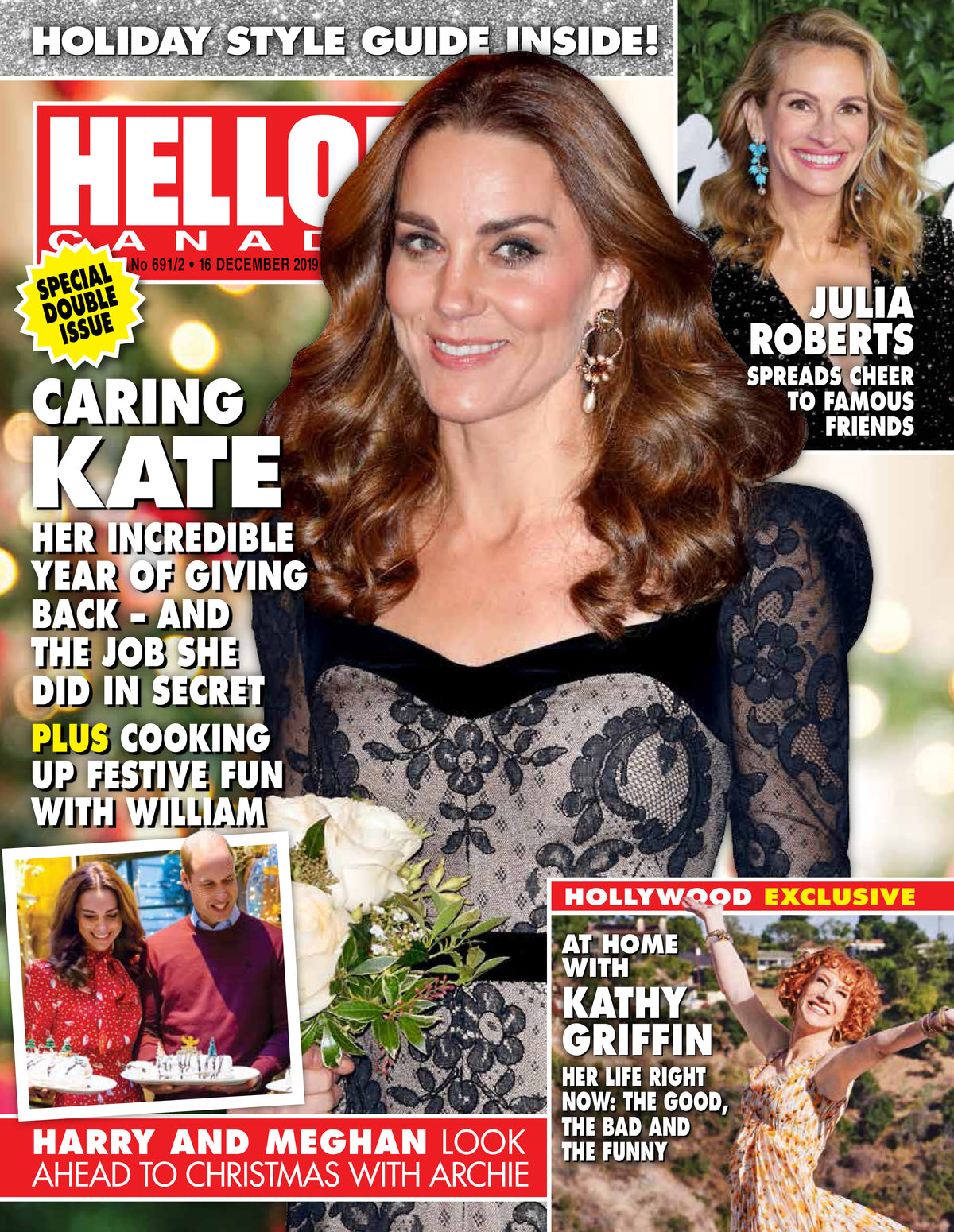 The 'Sontos' Bucket bag as seen in HELLO!Canada December Issue