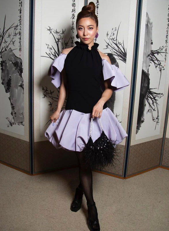 Luna carries the 'Galici' for KPOP the Musical Press conference, NYC
