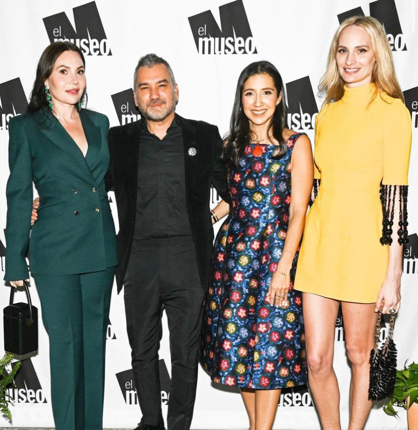 Lauren Santo Dominoi carries the 'Varick' to the El Museo del Barrio Spring Benefit, NYC