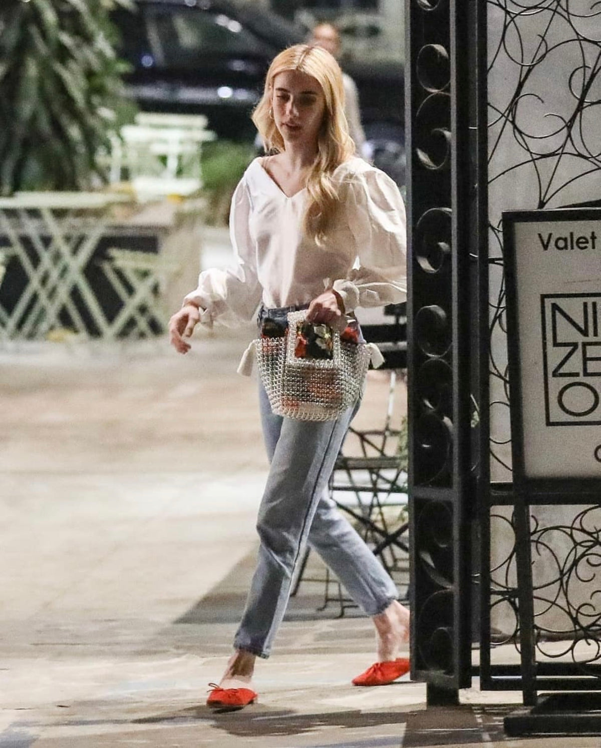 Emma Roberts carries the 'Riviera' bag in Los Angeles