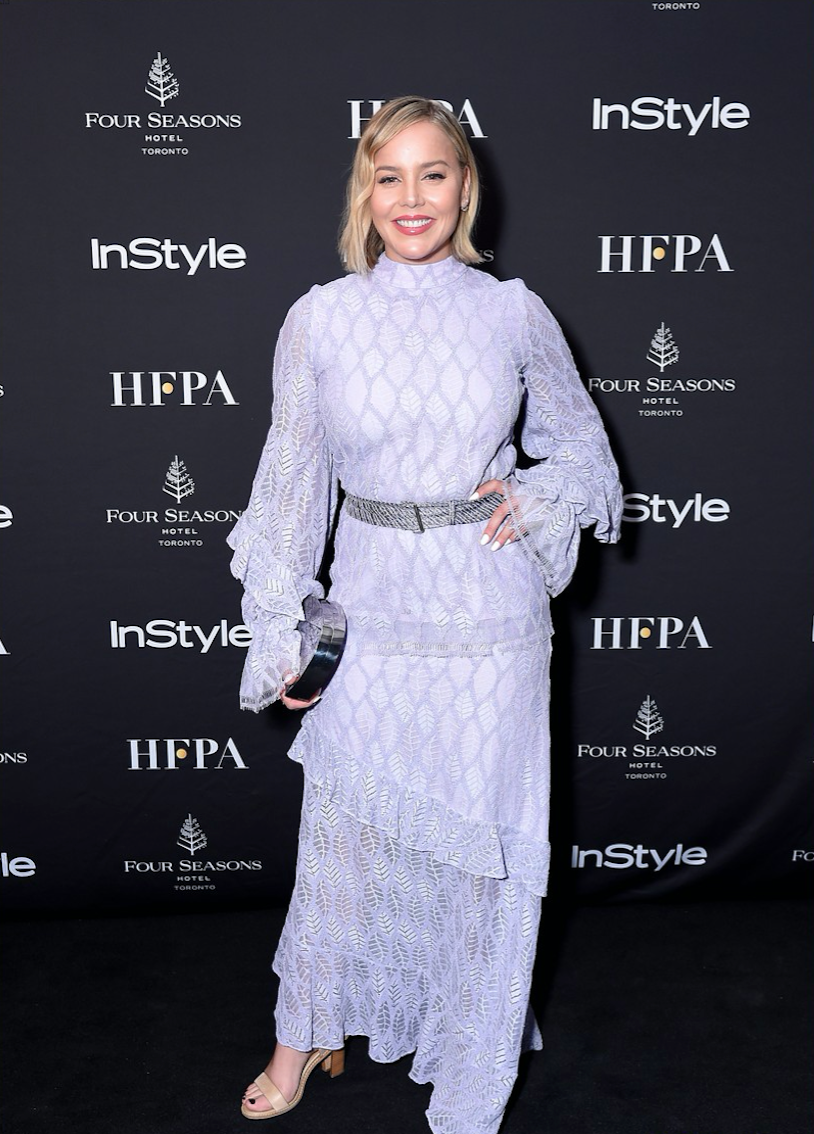 Abbie Cornish Carries the 'Ginza' to the 2018 HFPA