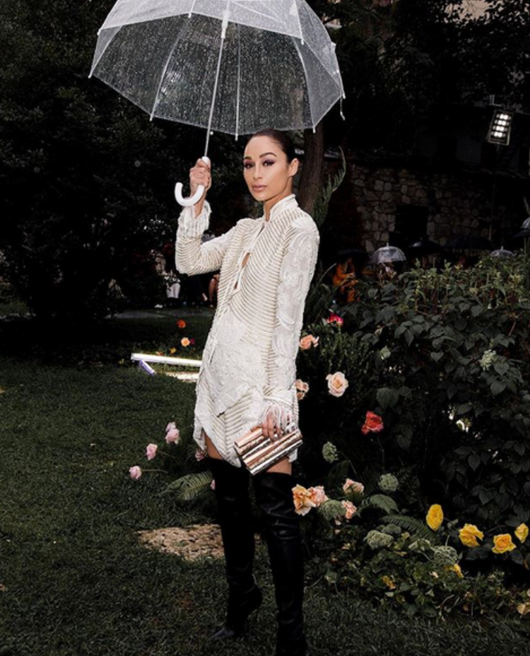 Cara Santana Carries the 'Koons' to the Rodarte Show for NYFW