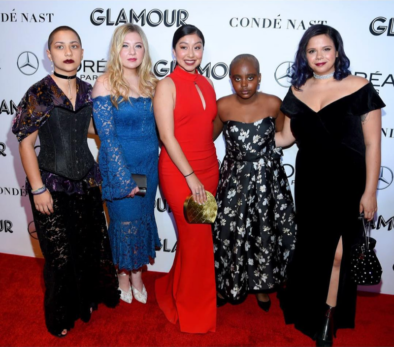 Edna Chavez Carries the 'Ginza' & Samantha Fuentes Carries the 'Sontos' to the Glamour Woman of the Year Awards