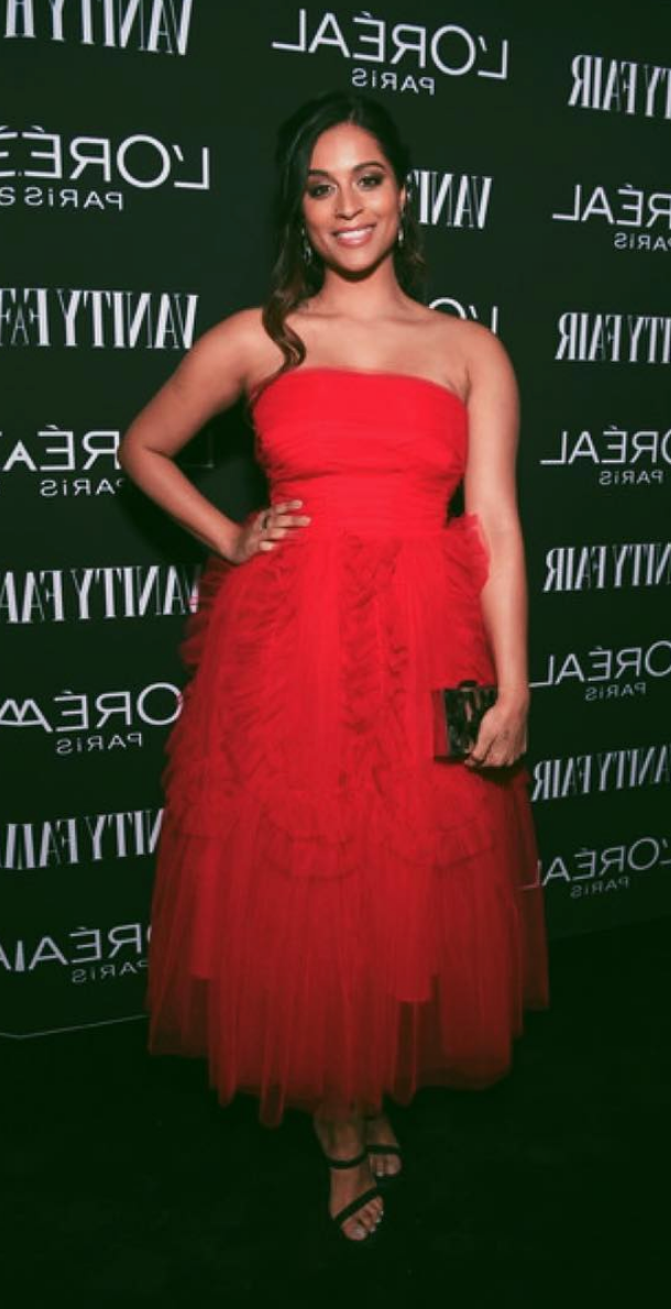 Lily Singh carries 'Nam Hai' to Vanity Fair & L'oreal Paris New Hollywood party