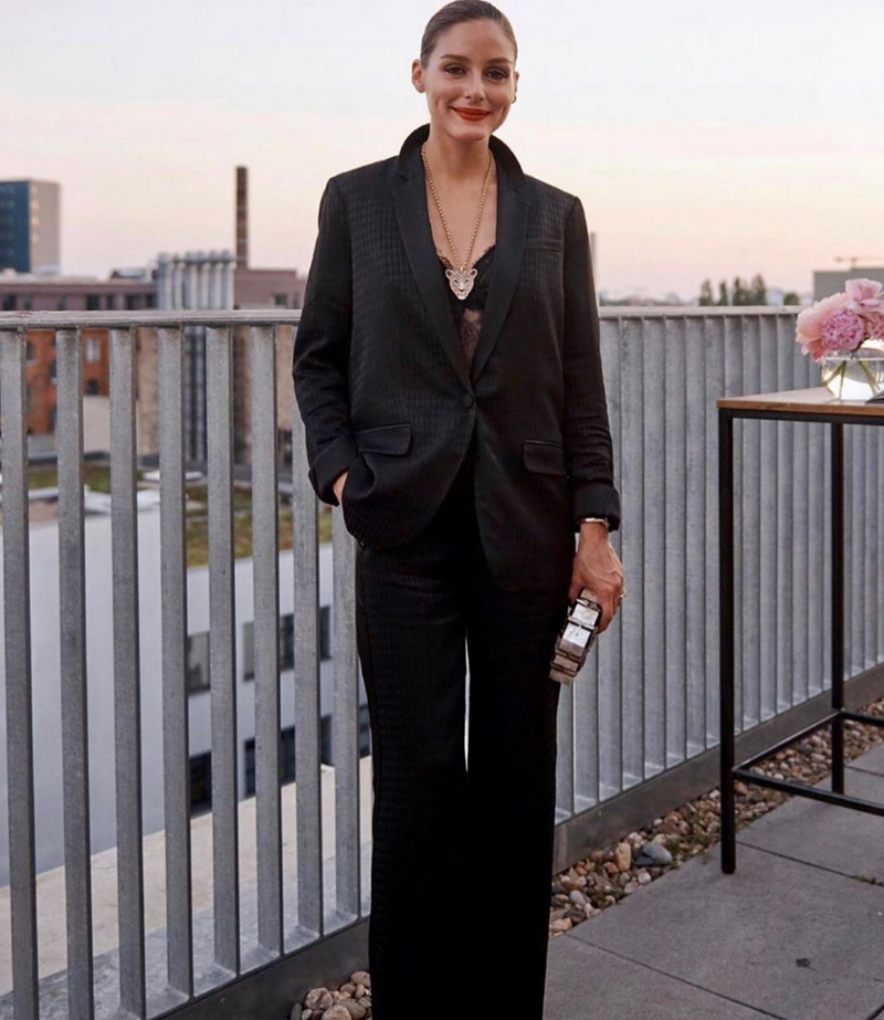 Olivia Palermo carries the 'Tate Clutch' to The KarlxOlivia Event in Berlin