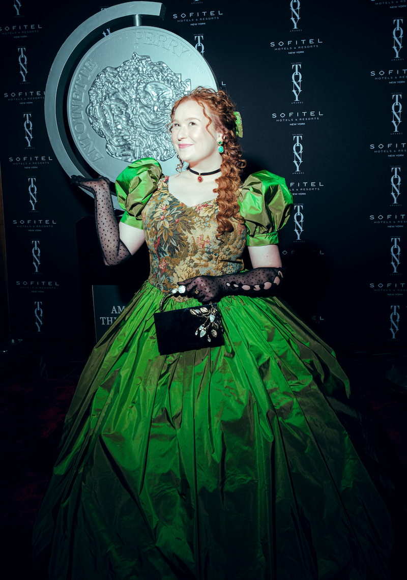 Julia Lester carries the ' Brancuse' to the 76th Tony Awards, NYC