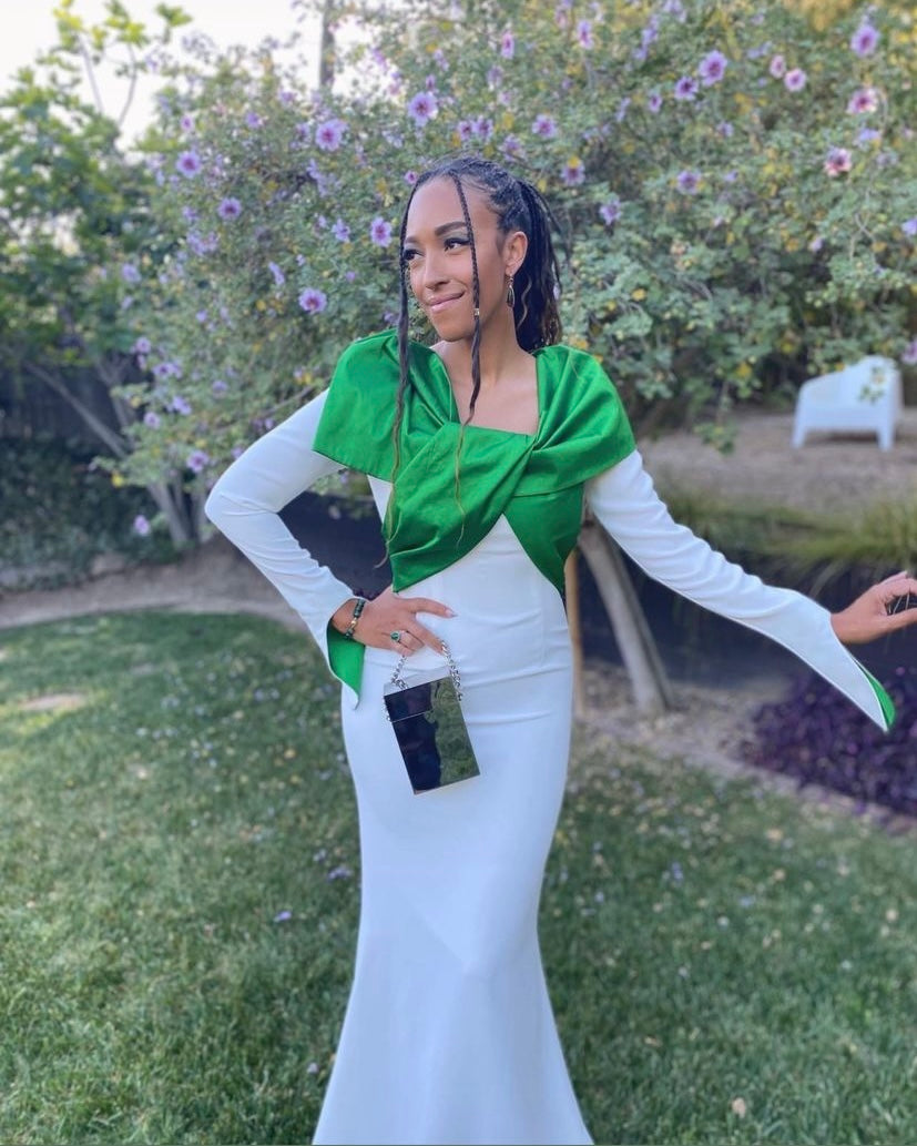 Tawny Newsome carries the 'Ludlow'  to the Oscars Green Gala,Los Angeles