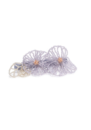 VIOLET CRYSTAL HAIR CLIP